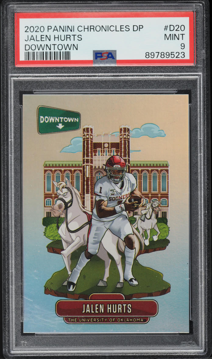 2020 Panini Chronicles DP Downtown Jalen Hurts ROOKIE #D20 PSA 9 MINT