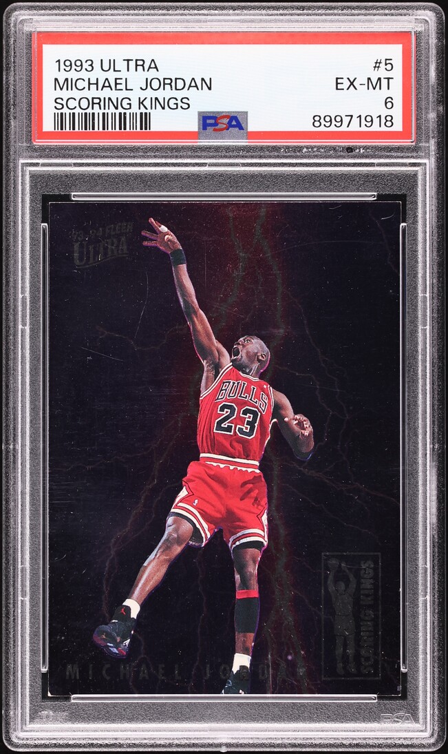 1993 Ultra Scoring Kings Michael Jordan #5 PSA 6 EXMT