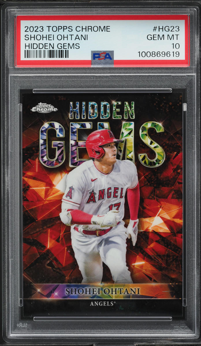 2023 Topps Chrome Hidden Gems Shohei Ohtani #HG-23 PSA 10 GEM MINT