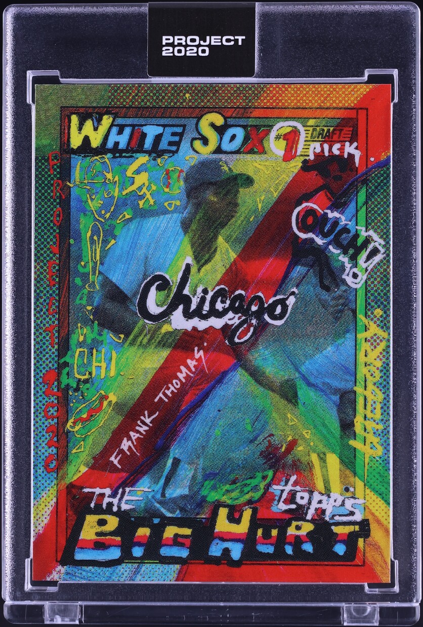 2020 Topps Project 2020 By Gregory Siff Frank Thomas #174