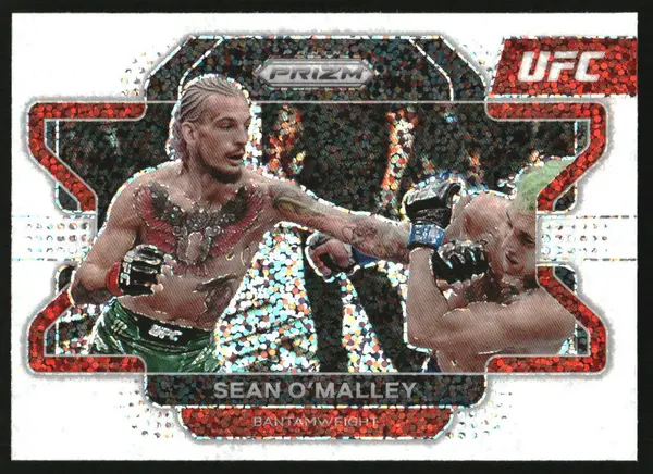 2022 Panini Prizm UFC White Sparkle Prizm SSP #60 Sean O'Malley