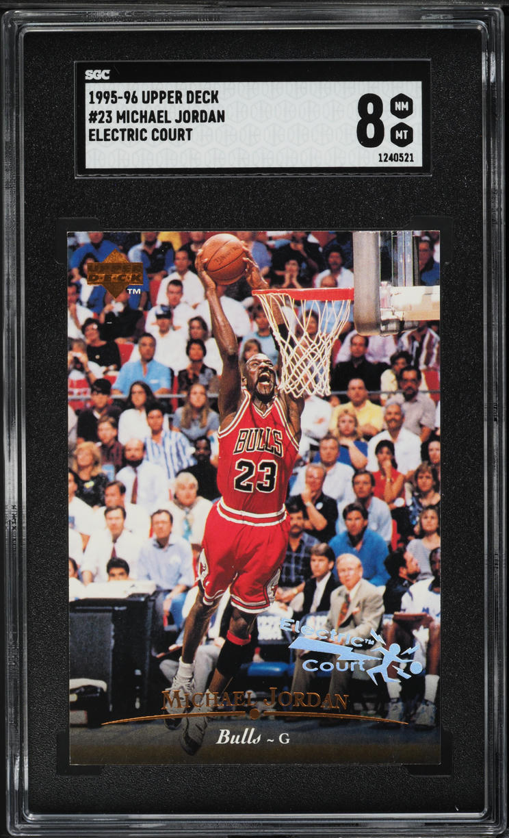 1995 Upper Deck Electric Court Michael Jordan #23 SGC 8 NM-MT