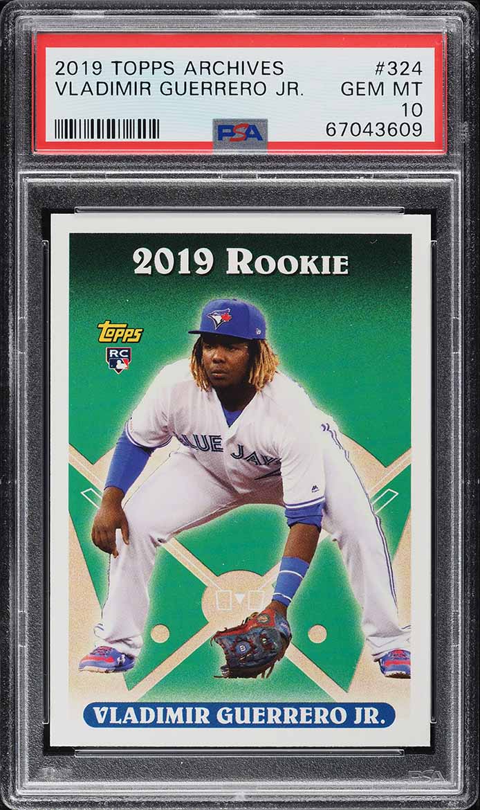 2019 Topps Archives Vladimir Guerrero Jr. ROOKIE #324 PSA 10 GEM MINT