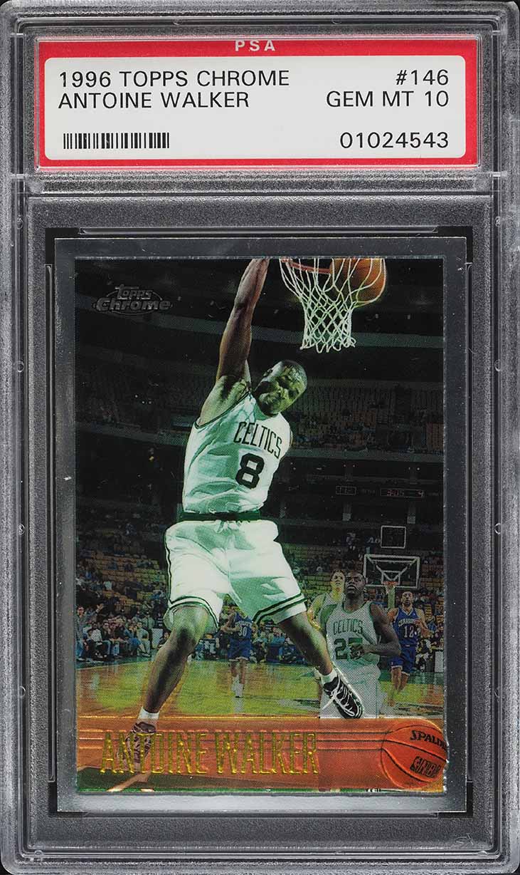 1996 Topps Chrome Antoine Walker ROOKIE #146 PSA 10 GEM MINT
