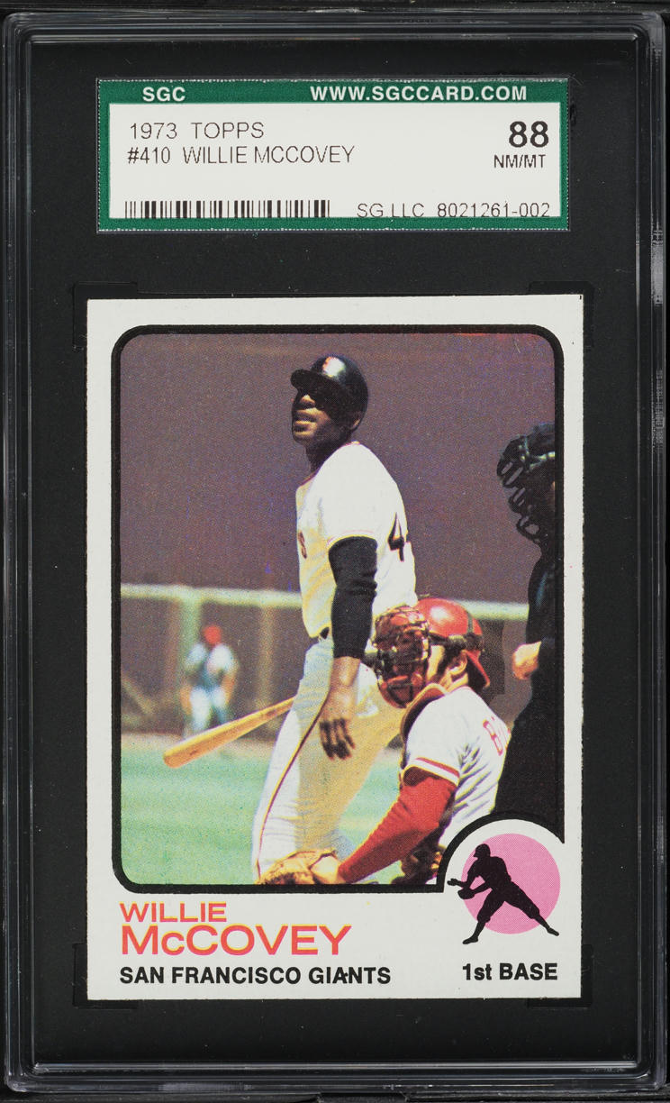1973 Topps Willie McCovey #410 SGC 8 NM-MT