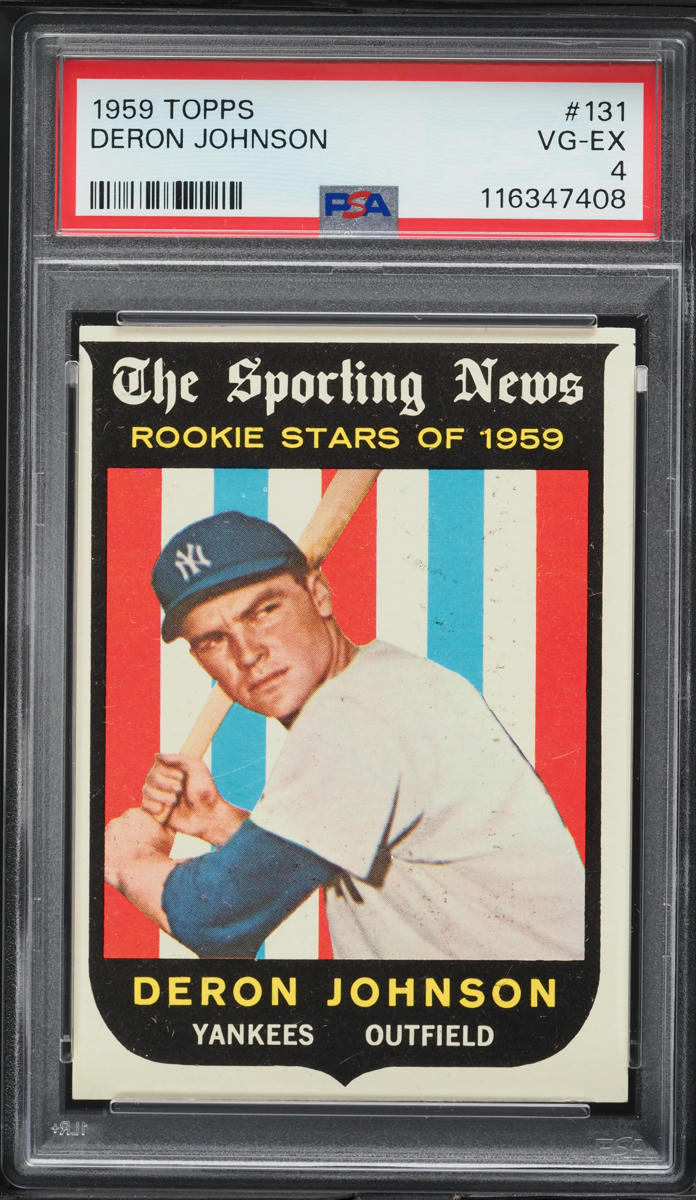 1959 Topps Deron Johnson ROOKIE #131 PSA 4 VGEX