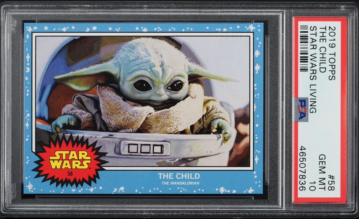2019 Topps Star Wars Living The Child #58 PSA 10 GEM MINT