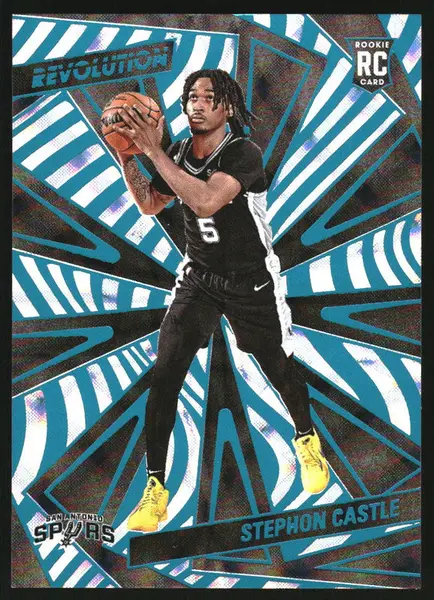 2024-25 Panini Revolution Future Frame #116 Stephon Castle RC /60