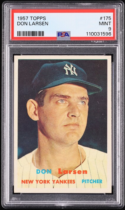 1957 Topps Don Larsen #175 PSA 9 MINT