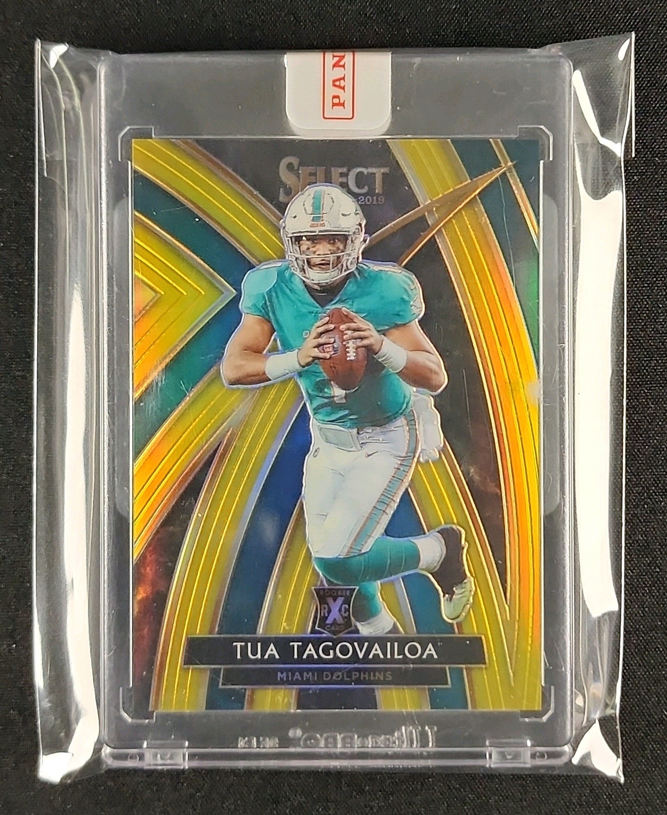 2019 Select '20 XRC Gold Prizm Tua Tagovailoa ROOKIE /10 #302 MBA AUTH