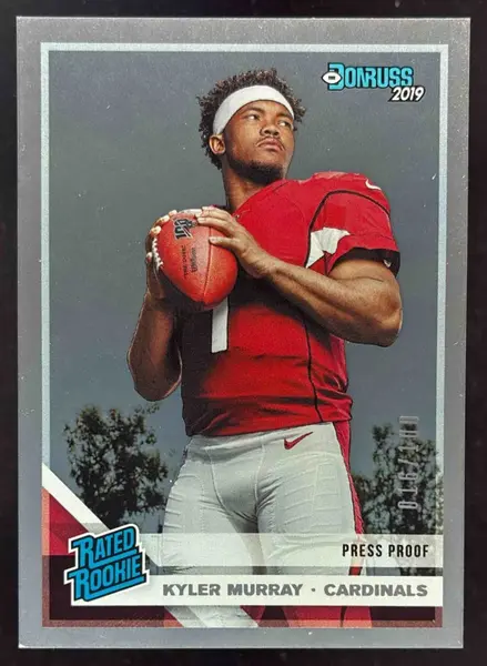 2019 Panini Donruss Press Proof Silver #302 Kyler Murray RC /100