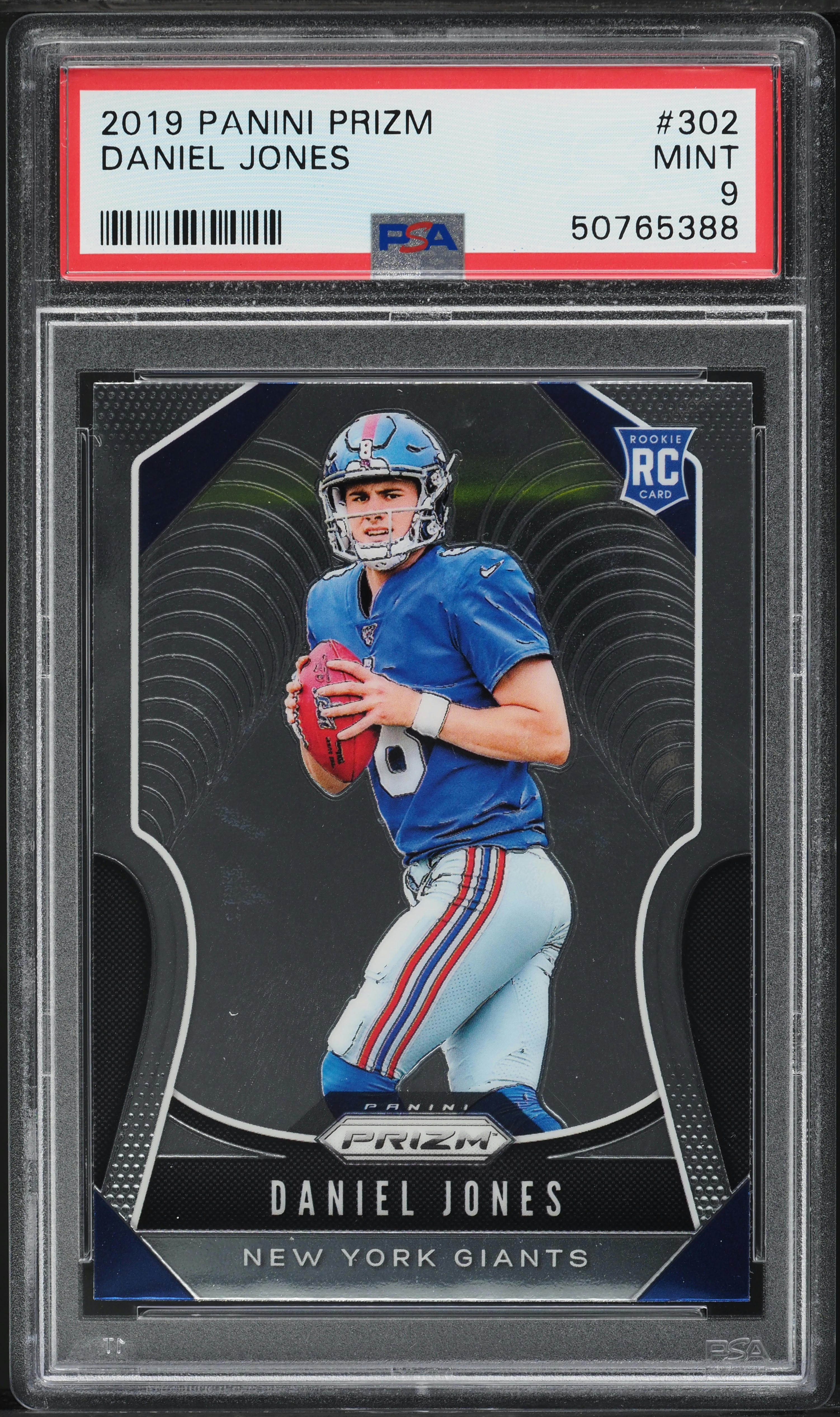 2019 Panini Prizm Daniel Jones ROOKIE #302 PSA 9 MINT