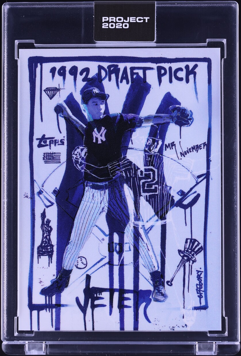 2020 Topps Project 2020 By Gregory Siff Derek Jeter #93
