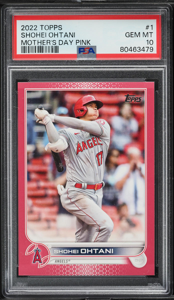 2022 Topps Mothers Day Pink Shohei Ohtani /50 #1 PSA 10 GEM MINT