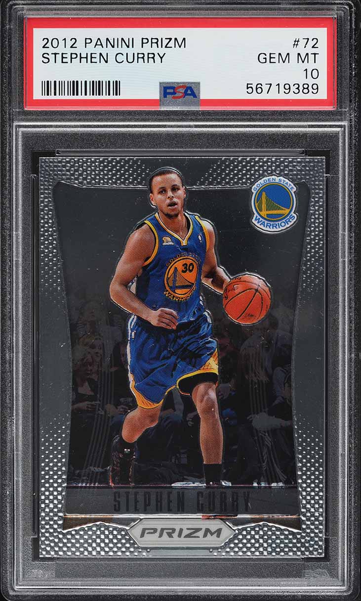 2012 Panini Prizm Stephen Curry #72 PSA 10 GEM MINT