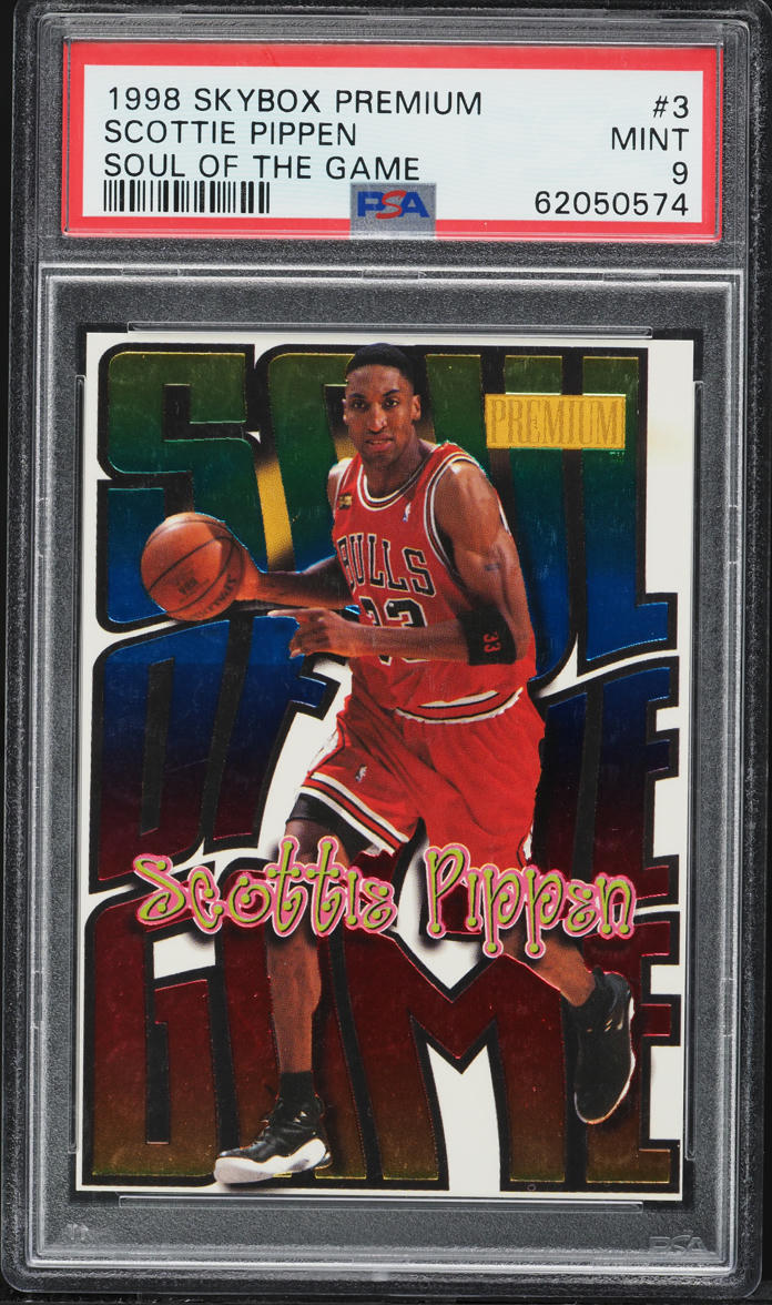 1998 Skybox Premium Soul Of The Game Scottie Pippen #3 PSA 9 MINT