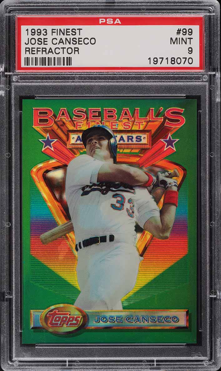 1993 Finest Refractor Jose Canseco ALL-STAR #99 PSA 9 MINT