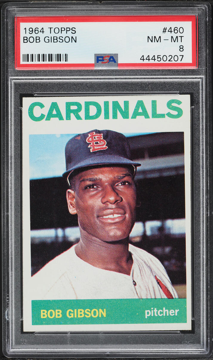 1964 Topps Bob Gibson #460 PSA 8 NM-MT