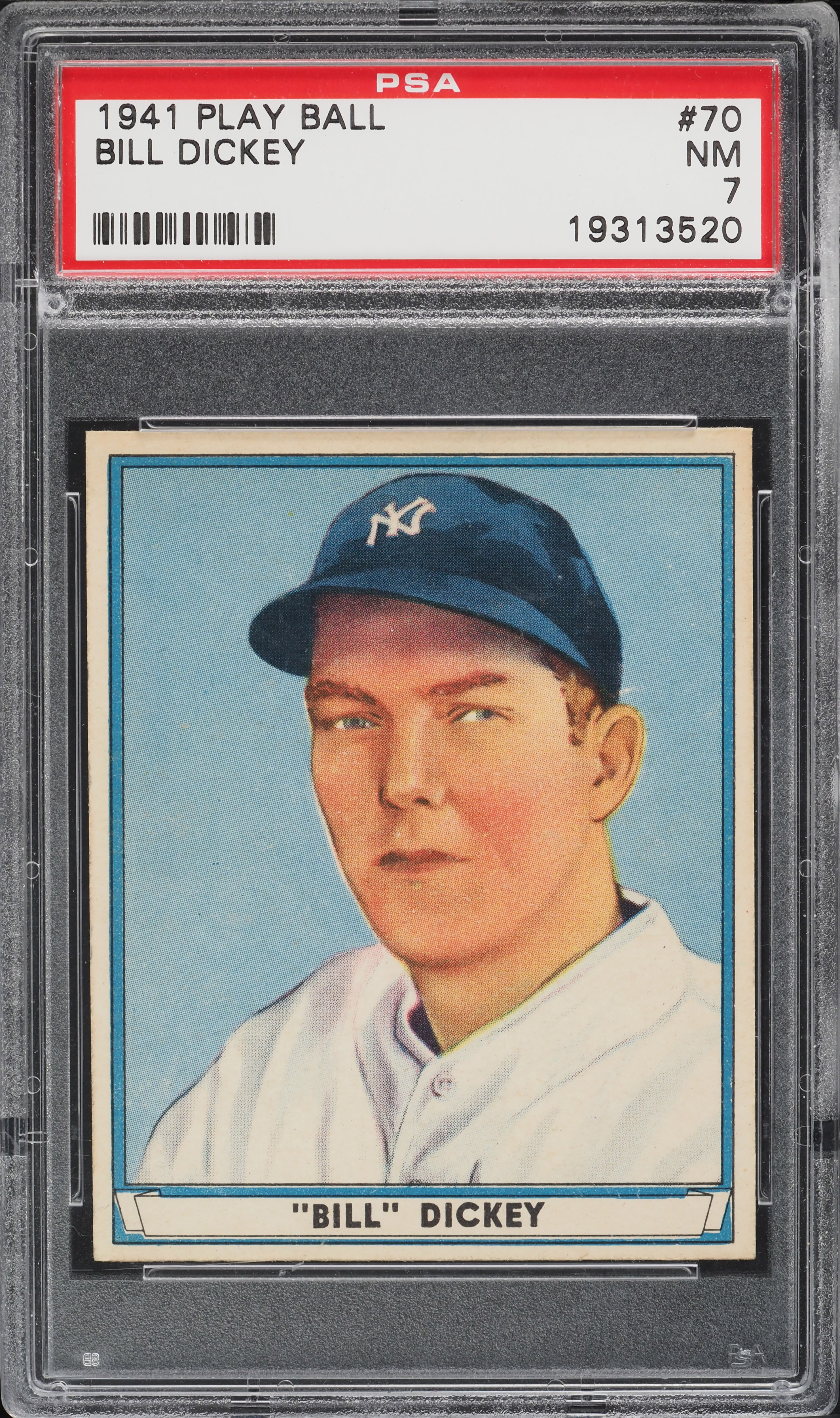 1941 Play Ball Bill Dickey #70 PSA 7 NRMT
