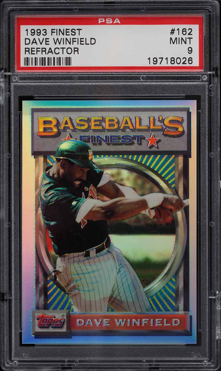 1993 Finest Refractor Dave Winfield #162 PSA 9 MINT