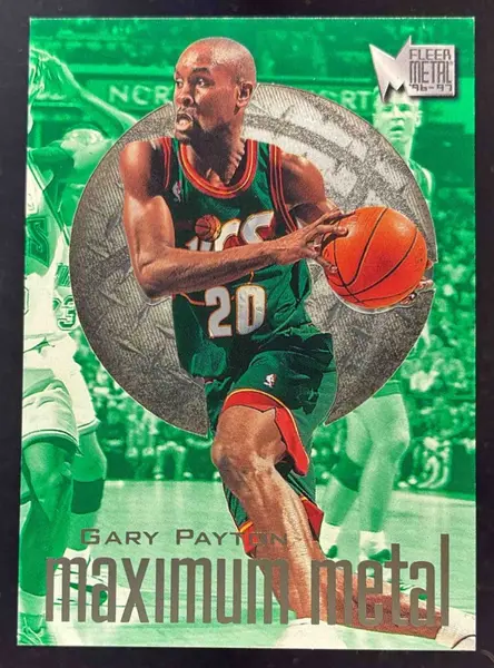 1996 Skybox Metal Maximum Metal #8 Gary Payton