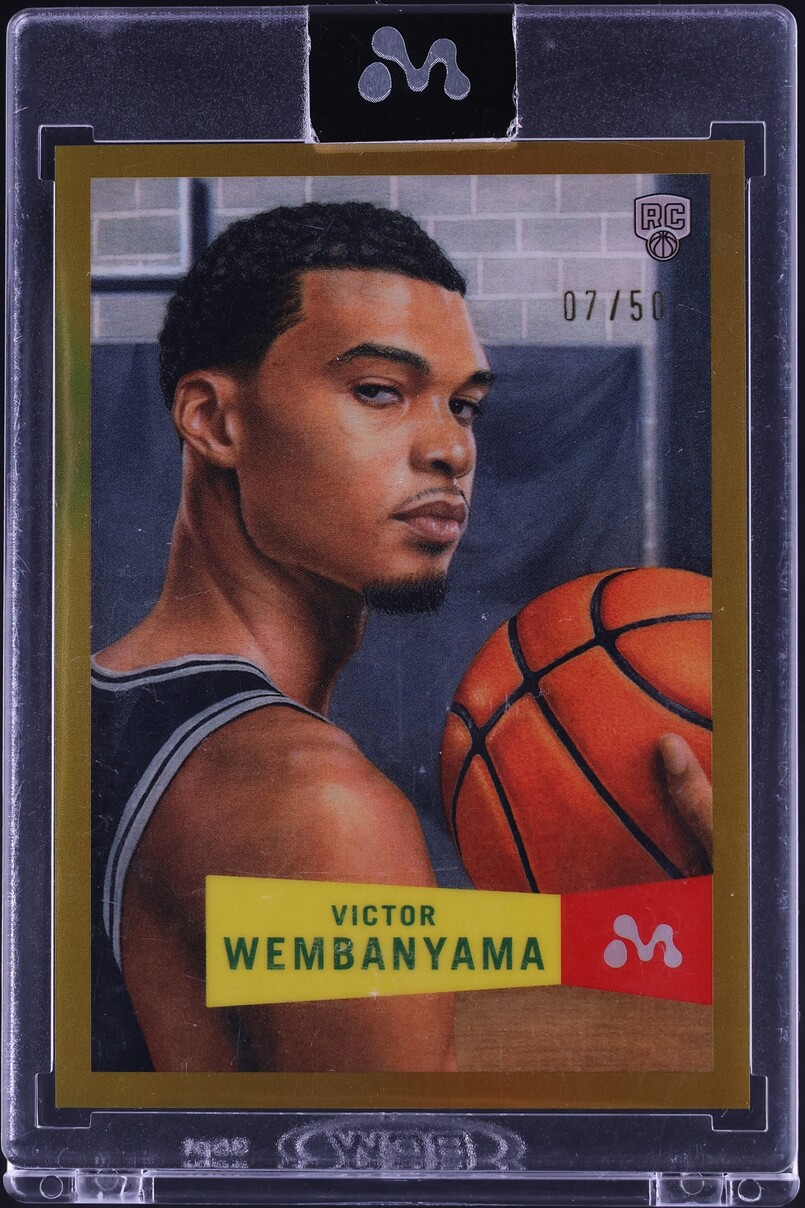 2023 Topps Mercury '57 Gold Refractor Victor Wembanyama ROOKIE /50 #VW-6