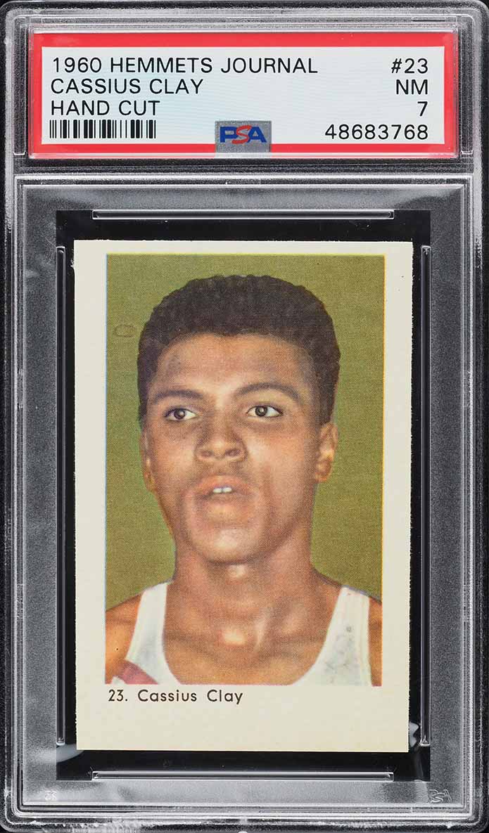 1960 Hemmets Journal Cassius Clay Muhammad Ali ROOKIE #23 PSA 7 NRMT