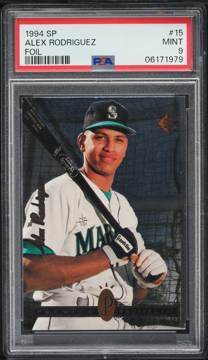 1994 SP Foil Alex Rodriguez ROOKIE #15 PSA 9 MINT