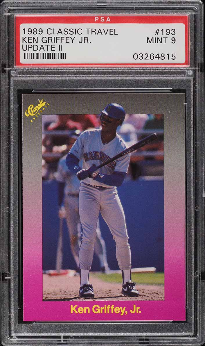 1989 Classic Travel Update II Ken Griffey Jr. ROOKIE #193 PSA 9 MINT