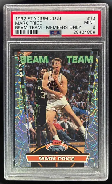 1992-93 Topps 93 Stadium Club Beam Team Members Only #13 Mark Price PSA 9