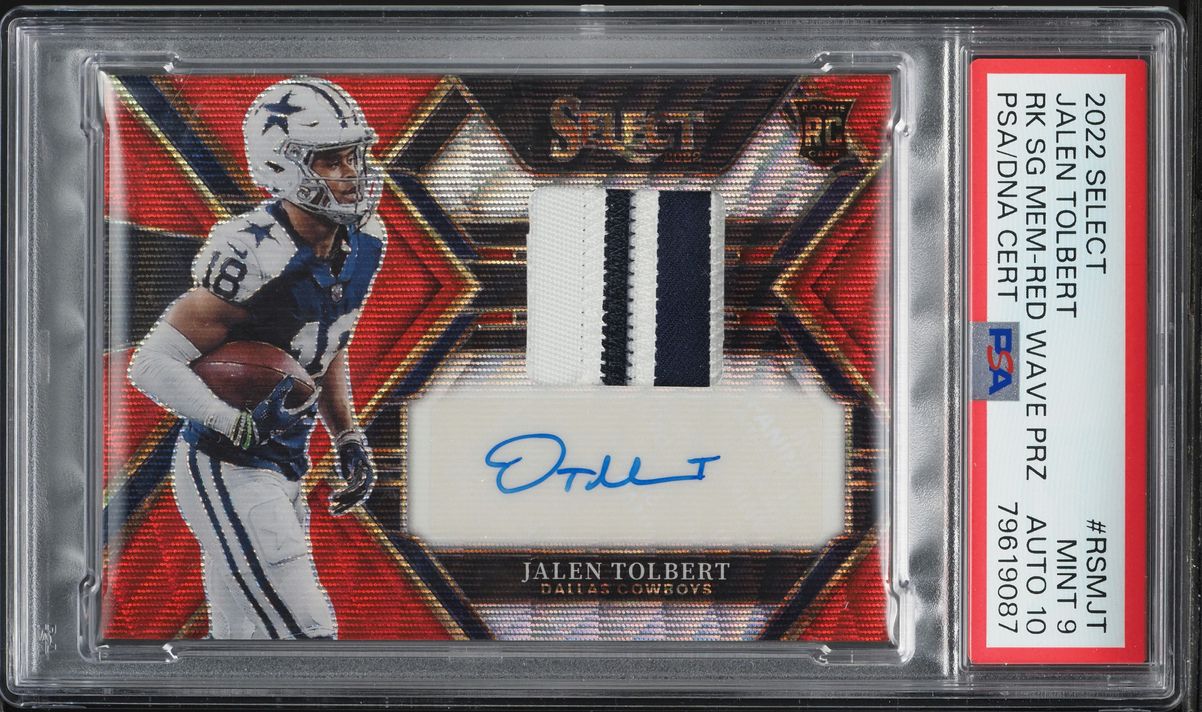 2022 Panini Select #RSMJT Jalen Tolbert — front