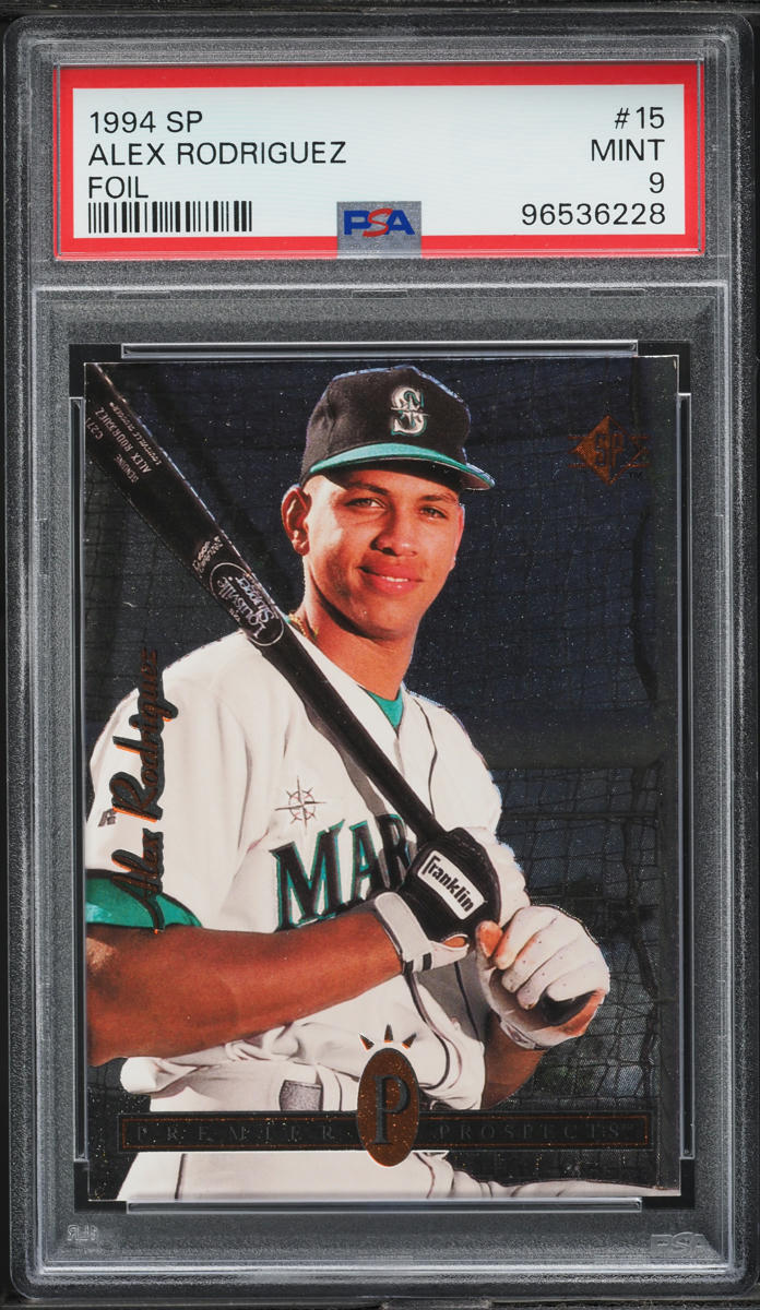1994 SP Foil Alex Rodriguez ROOKIE #15 PSA 9 MINT