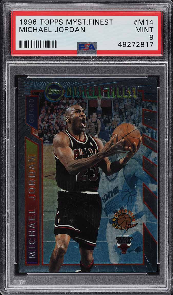 1996 Topps Mystery Finest Michael Jordan #M14 PSA 9 MINT