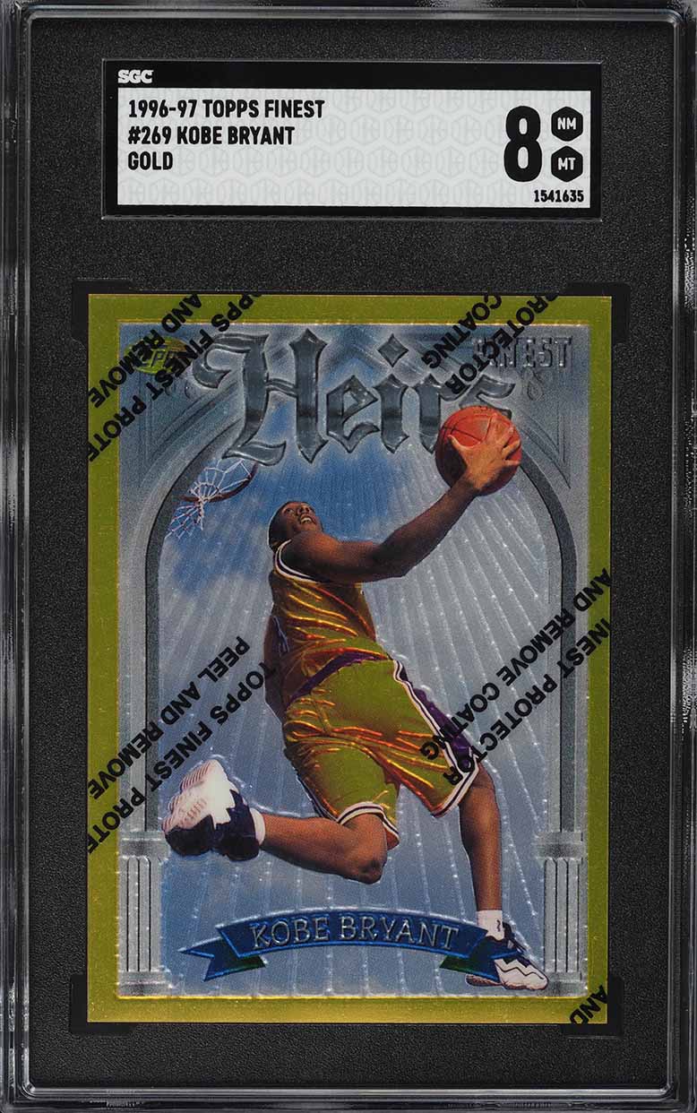 バスケットボール 97tops finest Kobe Bryant 1996-97 Topps Finest Kobe Bryant Apprentices Rookie Card RC