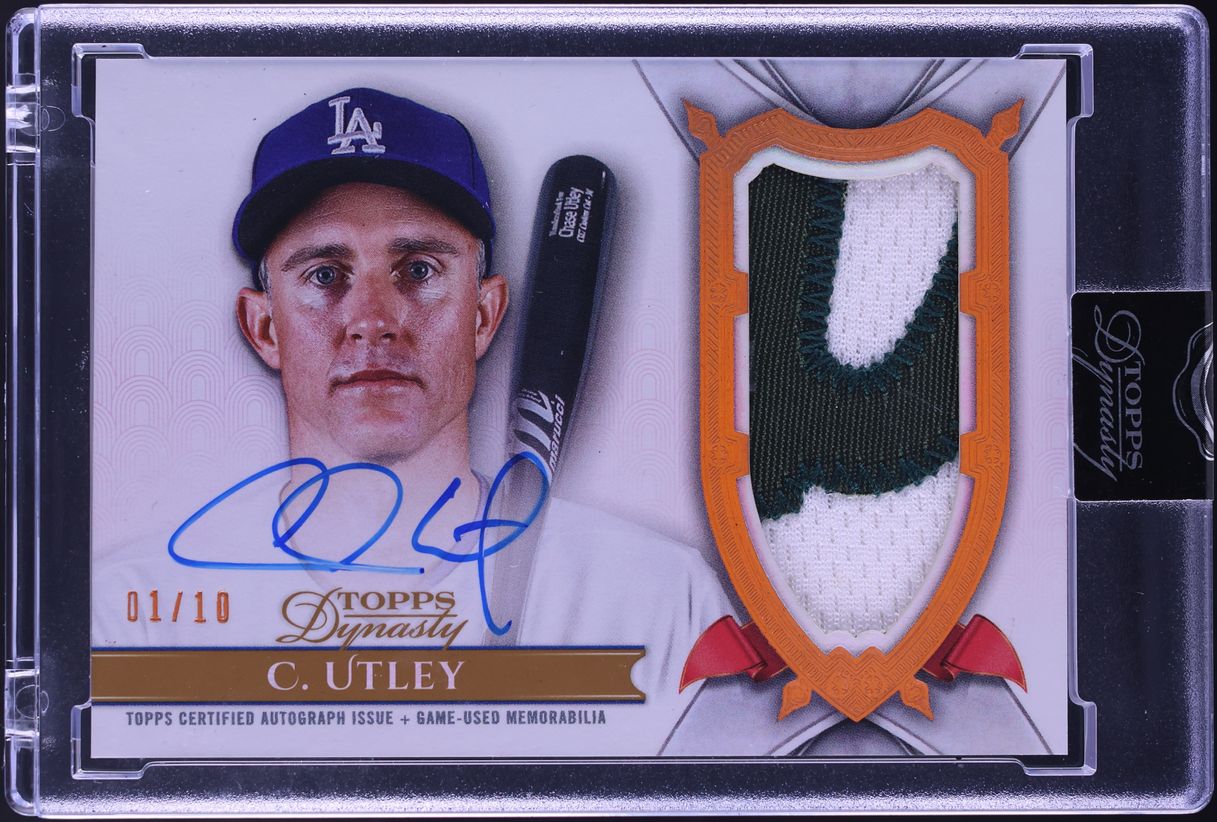 2024 Topps Dynasty Chase Utley PATCH AUTO 1/10 #DAP-CU1