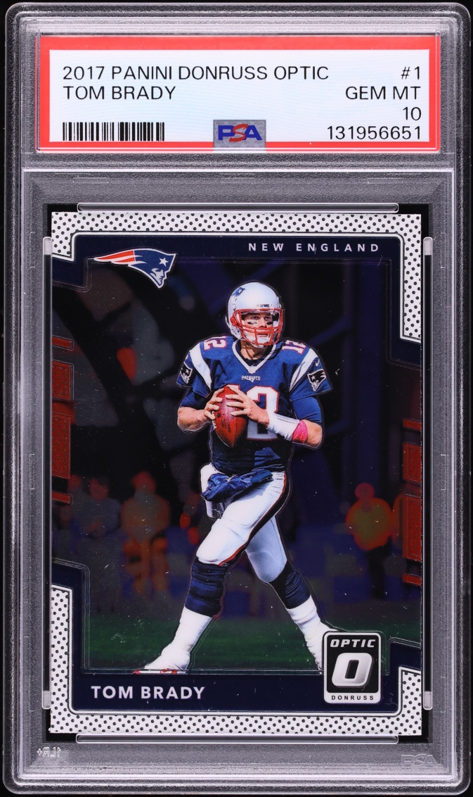 2017 Donruss Optic Tom Brady #1 PSA 10 GEM MINT