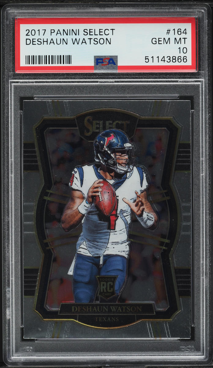 2017 Select Premier Level Deshaun Watson ROOKIE #164 PSA 10 GEM MINT