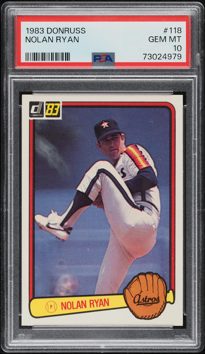 1983 Donruss Nolan Ryan #118 PSA 10 GEM MINT