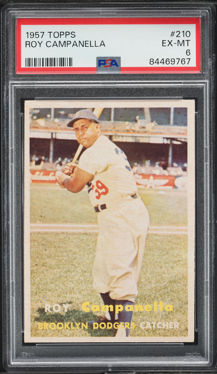 1957 Topps Roy Campanella #210 PSA 6 EXMT
