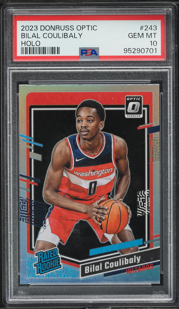 2023 Donruss Optic Holo Bilal Coulibaly ROOKIE #243 PSA 10 GEM MINT