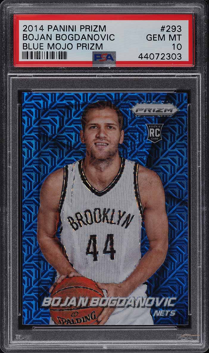 2014 Panini Prizm Blue Mojo Prizms Bojan Bogdanovic ROOKIE RC #293 PSA 10 GEM
