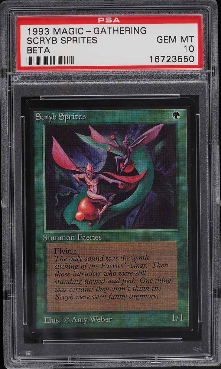 1993 Magic The Gathering MTG Beta Scryb Sprites PSA 10 GEM MINT