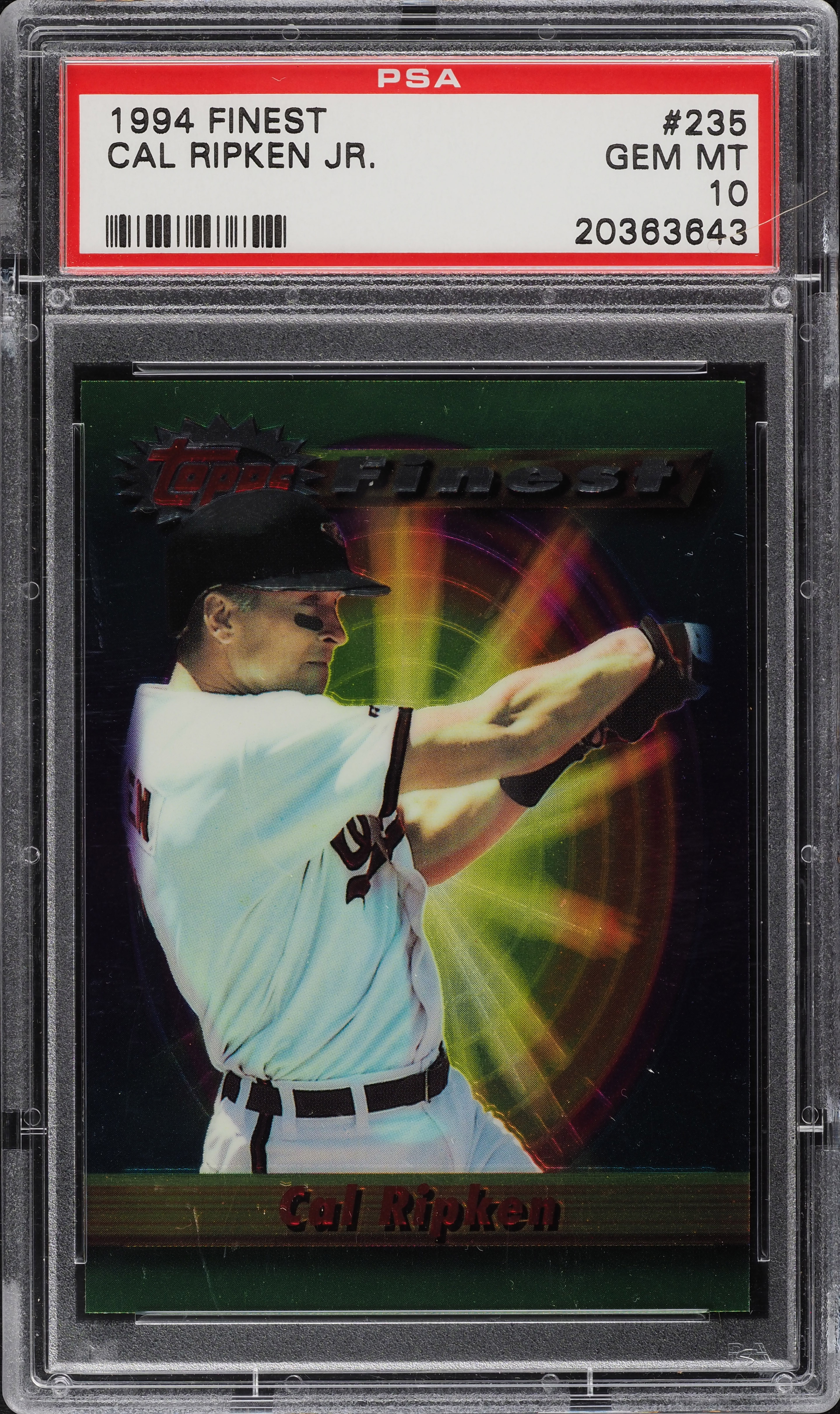 1994 Finest Cal Ripken Jr. #235 PSA 10 GEM MINT