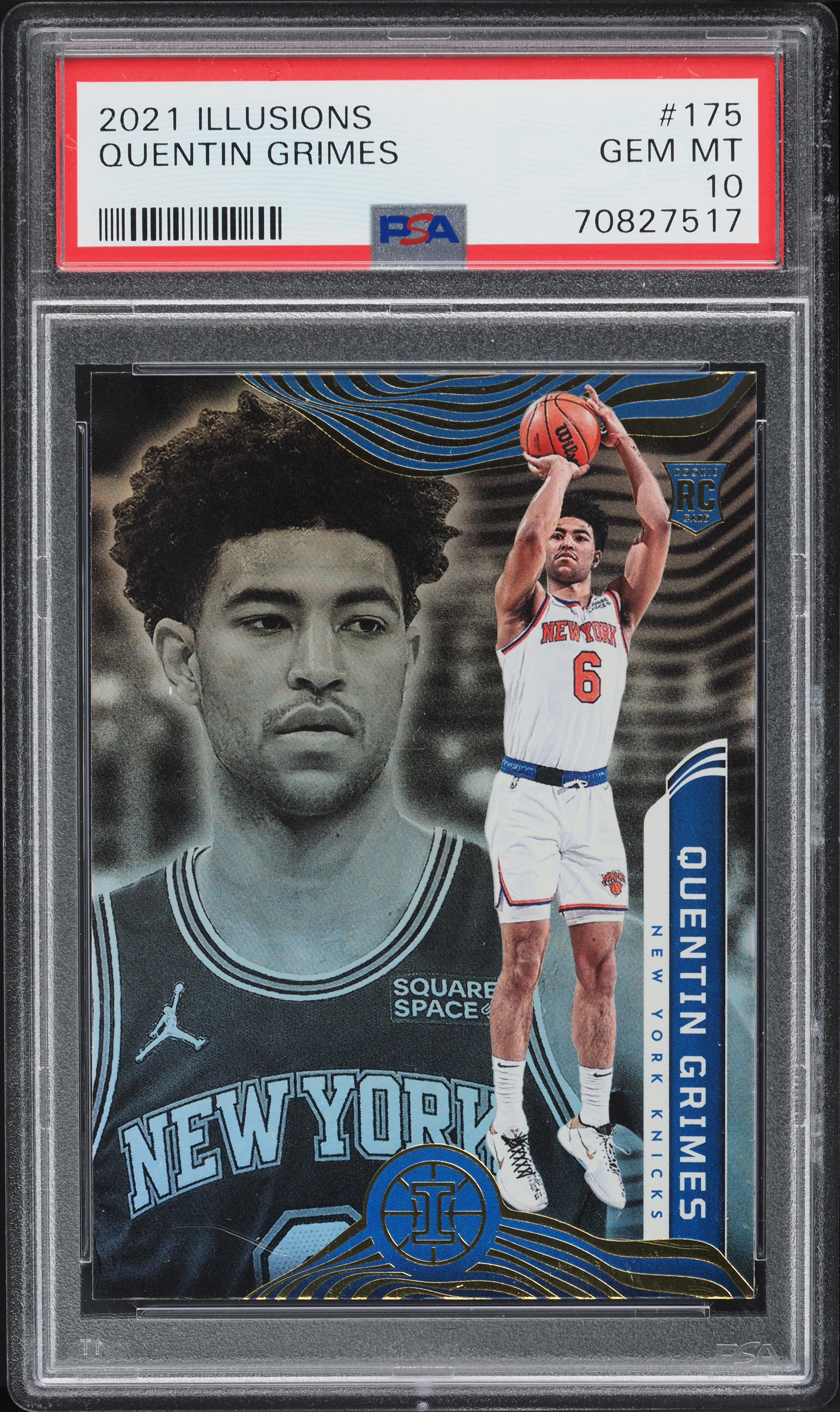 2021 Panini Illusions Quentin Grimes ROOKIE #175 PSA 10 GEM MINT