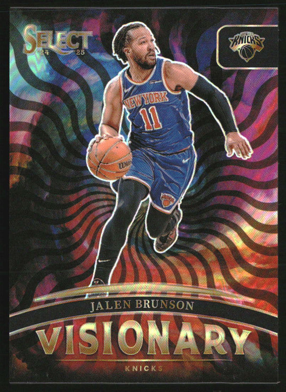 2024-25 Panini Select Visionary #5 Jalen Brunson