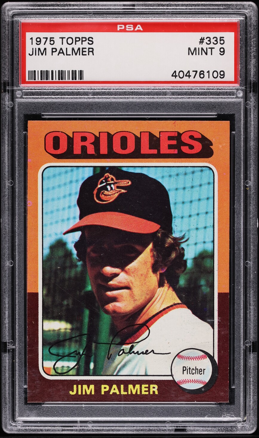 1975 Topps Jim Palmer #335 PSA 9 MINT