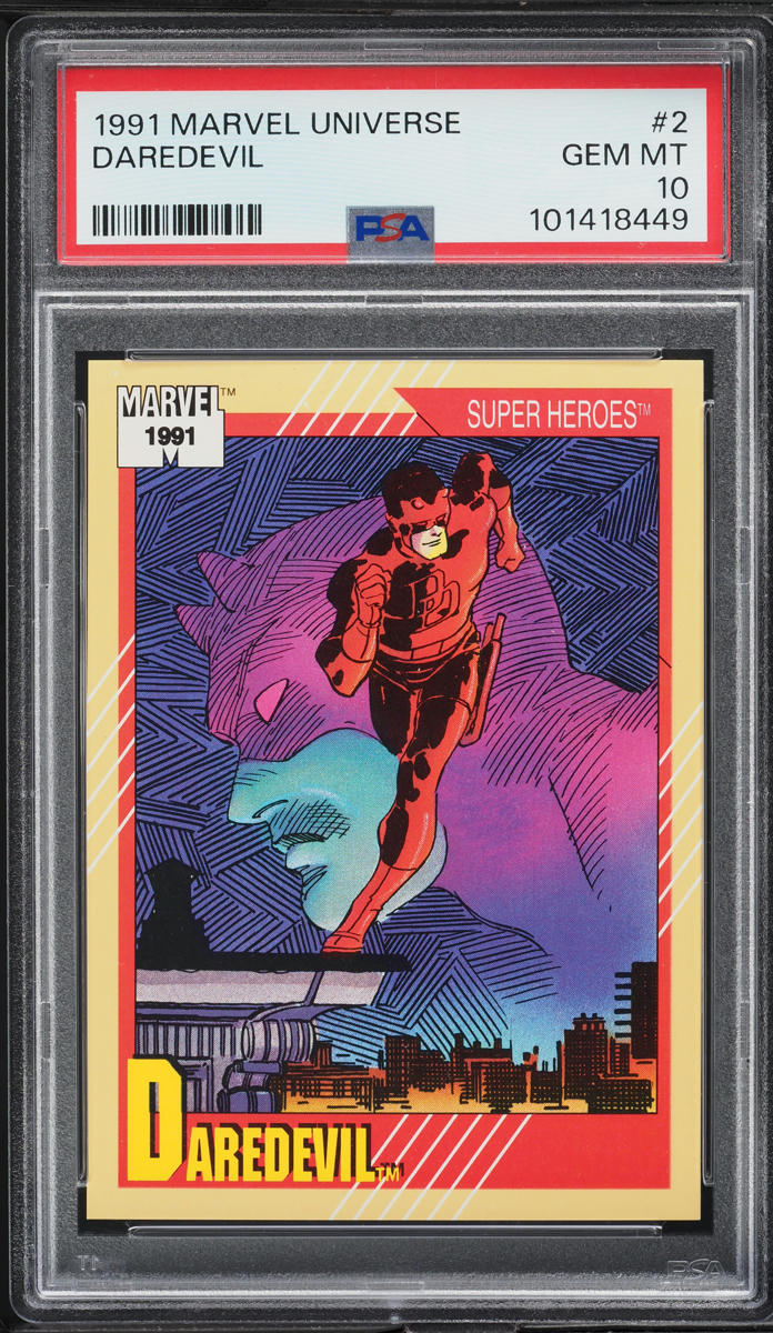 1991 Impel Marvel Universe Daredevil #2 PSA 10 GEM MINT