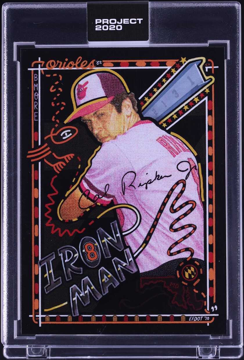 2020 Topps Project 2020 By Efdot Cal Ripken Jr. #173