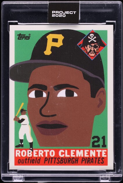 2020 Topps Project 2020 By Keith Shore Roberto Clemente #182