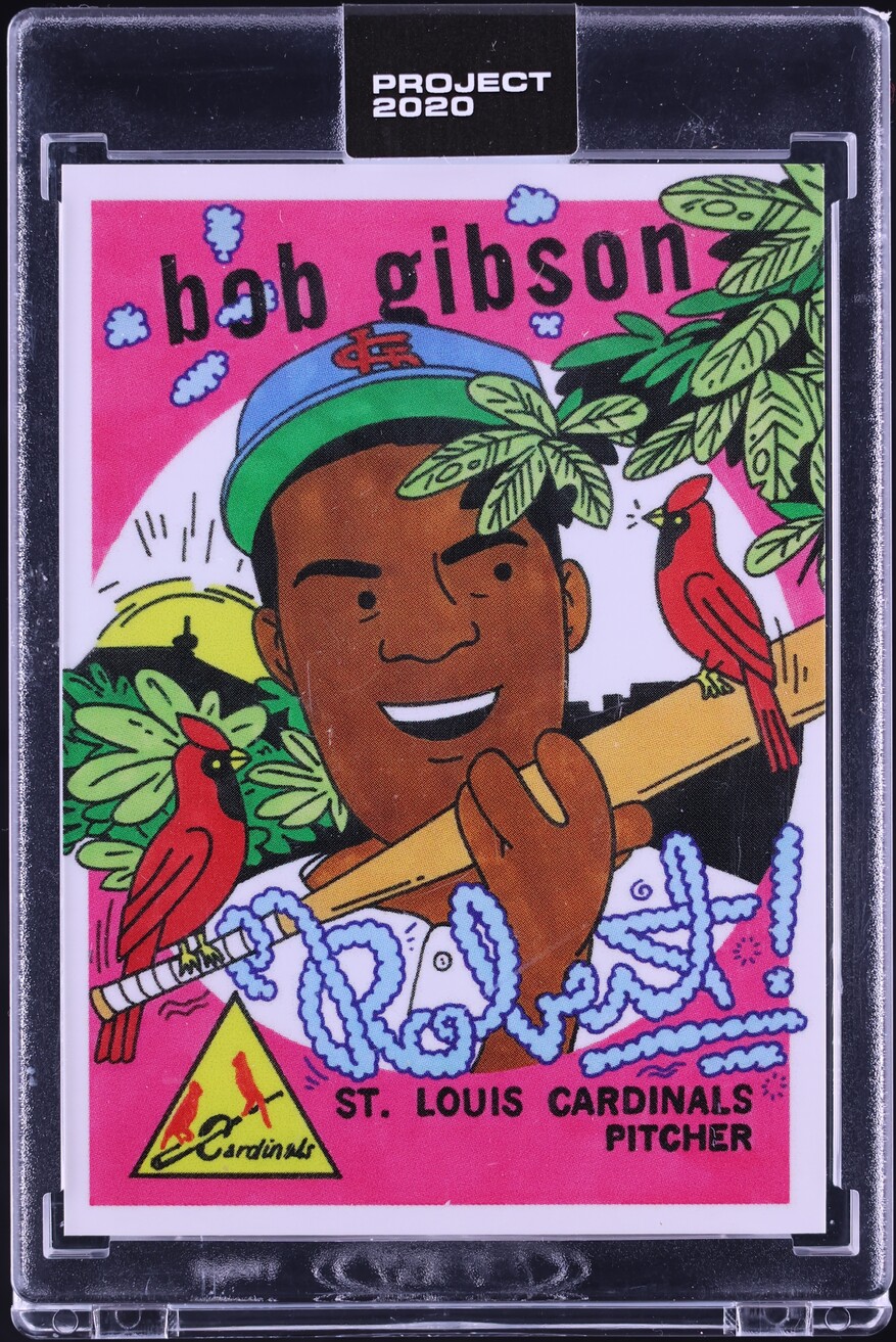 2020 Topps Project 2020 By Ermsy Bob Gibson #84
